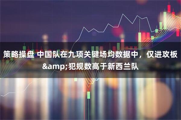 策略操盘 中国队在九项关键场均数据中，仅进攻板&犯规数高于新西兰队