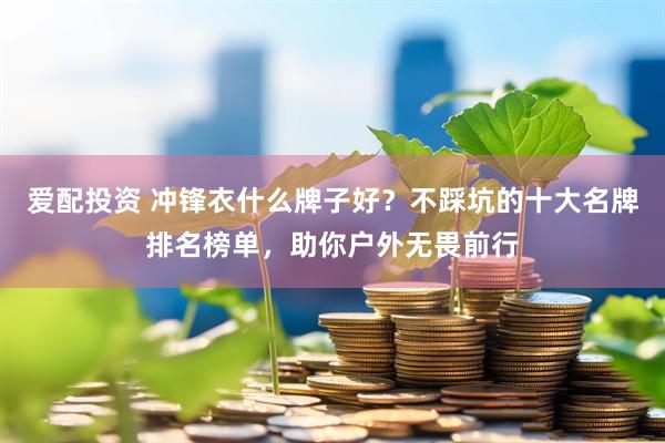 爱配投资 冲锋衣什么牌子好？不踩坑的十大名牌排名榜单，助你户外无畏前行